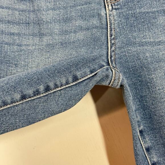 Judy Blue Jeans Size 5/27 Blue Denim Rainbow Embroidered High Rise Distressed - Picture 8 of 12